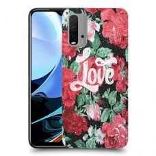 רוז אהבה כיסוי מגן קשיח מעוצב ל Xiaomi Redmi 9T יחידה אחת סקרין מובייל