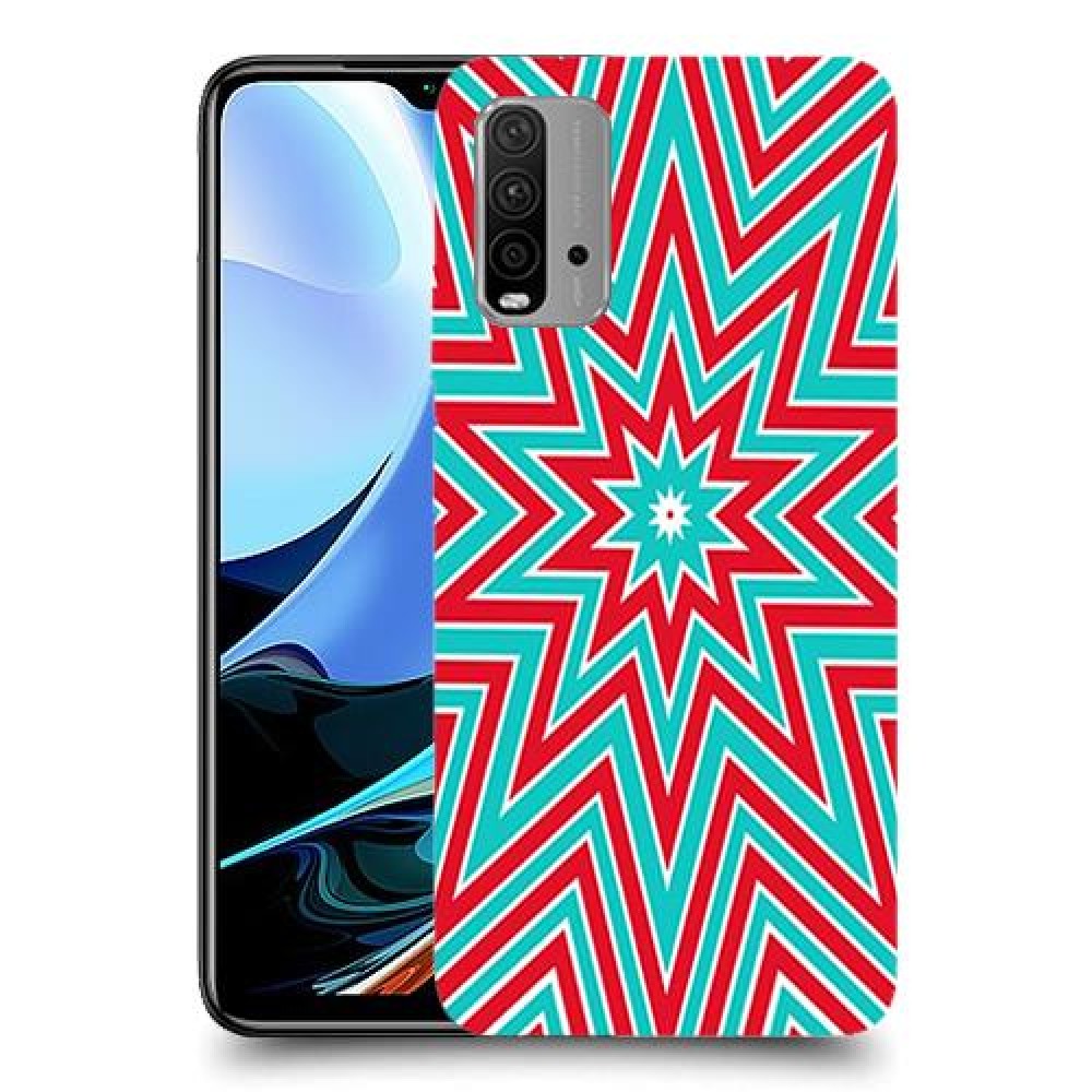 צבעי שלג כיסוי מגן קשיח מעוצב ל Xiaomi Redmi 9T יחידה אחת סקרין מובייל