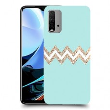 פסים בירוק כיסוי מגן קשיח מעוצב ל Xiaomi Redmi 9T יחידה אחת סקרין מובייל