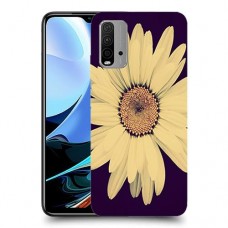 חמניות בשחור כיסוי מגן קשיח מעוצב ל Xiaomi Redmi 9T יחידה אחת סקרין מובייל