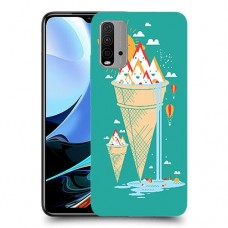 גלידה סאני כיסוי מגן קשיח מעוצב ל Xiaomi Redmi 9T יחידה אחת סקרין מובייל
