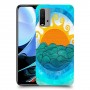 זריחה ליד הים כיסוי מגן קשיח מעוצב ל Xiaomi Redmi 9T יחידה אחת סקרין מובייל