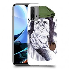 חשיבה קוף כיסוי מגן קשיח מעוצב ל Xiaomi Redmi 9T יחידה אחת סקרין מובייל