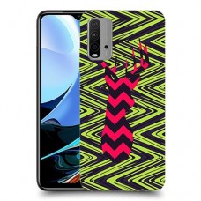 עניבה על גרין כיסוי מגן קשיח מעוצב ל Xiaomi Redmi 9T יחידה אחת סקרין מובייל