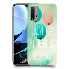 עד הירח ובחזרה כיסוי מגן קשיח מעוצב ל Xiaomi Redmi 9T יחידה אחת סקרין מובייל