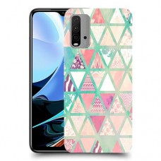 משולשים כיסוי מגן קשיח מעוצב ל Xiaomi Redmi 9T יחידה אחת סקרין מובייל