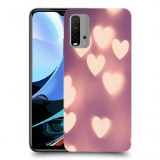 לבבות מעורפלים בחום כיסוי מגן קשיח מעוצב ל Xiaomi Redmi 9T יחידה אחת סקרין מובייל