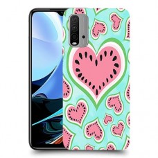 אבטיח אהבה כיסוי מגן קשיח מעוצב ל Xiaomi Redmi 9T יחידה אחת סקרין מובייל