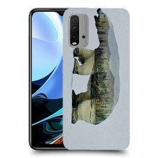 דוב לבן כיסוי מגן קשיח מעוצב ל Xiaomi Redmi 9T יחידה אחת סקרין מובייל