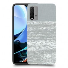נקודות לבנות אפור כיסוי מגן קשיח מעוצב ל Xiaomi Redmi 9T יחידה אחת סקרין מובייל