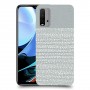 נקודות לבנות אפור כיסוי מגן קשיח מעוצב ל Xiaomi Redmi 9T יחידה אחת סקרין מובייל