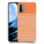נקודות לבנות בכתום כיסוי מגן קשיח מעוצב ל Xiaomi Redmi 9T יחידה אחת סקרין מובייל