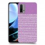 נקודות לבנות בסגול כיסוי מגן קשיח מעוצב ל Xiaomi Redmi 9T יחידה אחת סקרין מובייל