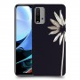 פרח לבן כיסוי מגן קשיח מעוצב ל Xiaomi Redmi 9T יחידה אחת סקרין מובייל