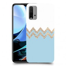 לבן כחול כיסוי מגן קשיח מעוצב ל Xiaomi Redmi 9T יחידה אחת סקרין מובייל