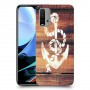 עוגן מעץ כיסוי מגן קשיח מעוצב ל Xiaomi Redmi 9T יחידה אחת סקרין מובייל
