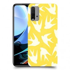 צהוב ציפור החיים כיסוי מגן קשיח מעוצב ל Xiaomi Redmi 9T יחידה אחת סקרין מובייל