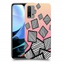 זאברה ריבועים כיסוי מגן קשיח מעוצב ל Xiaomi Redmi 9T יחידה אחת סקרין מובייל