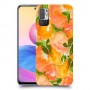 אפרסקים כתומים כיסוי מגן קשיח מעוצב ל Xiaomi Redmi Note 10 5G יחידה אחת סקרין מובייל