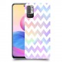 גיאומטריה פסטל כיסוי מגן קשיח מעוצב ל Xiaomi Redmi Note 10 5G יחידה אחת סקרין מובייל