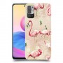 פלמינגו ורוד כיסוי מגן קשיח מעוצב ל Xiaomi Redmi Note 10 5G יחידה אחת סקרין מובייל