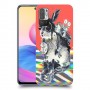 ארנבון מוזר כיסוי מגן קשיח מעוצב ל Xiaomi Redmi Note 10 5G יחידה אחת סקרין מובייל
