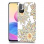 חמניות בלבן כיסוי מגן קשיח מעוצב ל Xiaomi Redmi Note 10 5G יחידה אחת סקרין מובייל