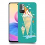 גלידה סאני כיסוי מגן קשיח מעוצב ל Xiaomi Redmi Note 10 5G יחידה אחת סקרין מובייל