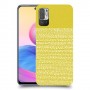 נקודות לבנות בצהוב כיסוי מגן קשיח מעוצב ל Xiaomi Redmi Note 10 5G יחידה אחת סקרין מובייל