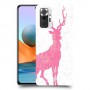 צבי ורוד כיסוי מגן קשיח מעוצב ל Xiaomi Redmi Note 10 Pro יחידה אחת סקרין מובייל