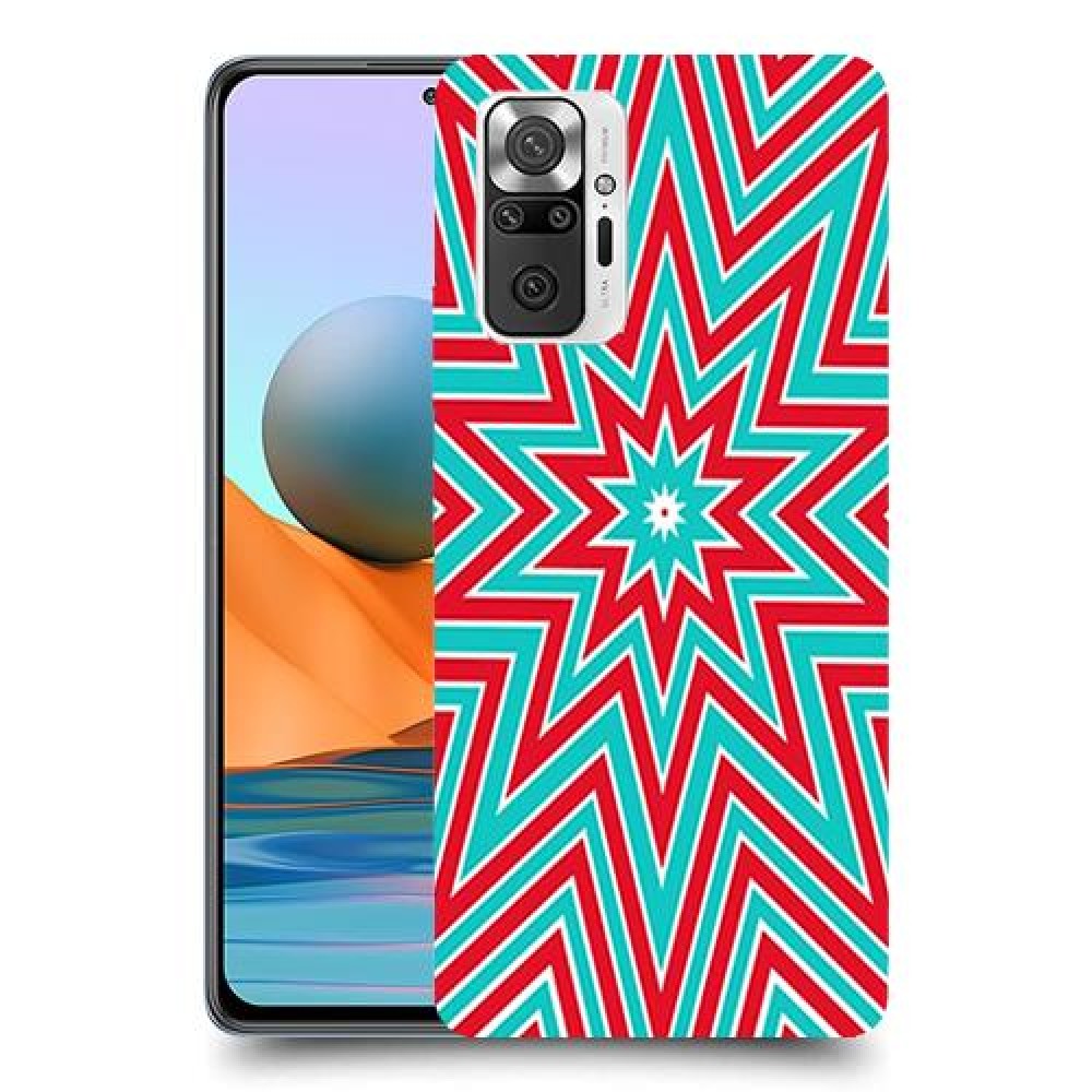 צבעי שלג כיסוי מגן קשיח מעוצב ל Xiaomi Redmi Note 10 Pro יחידה אחת סקרין מובייל