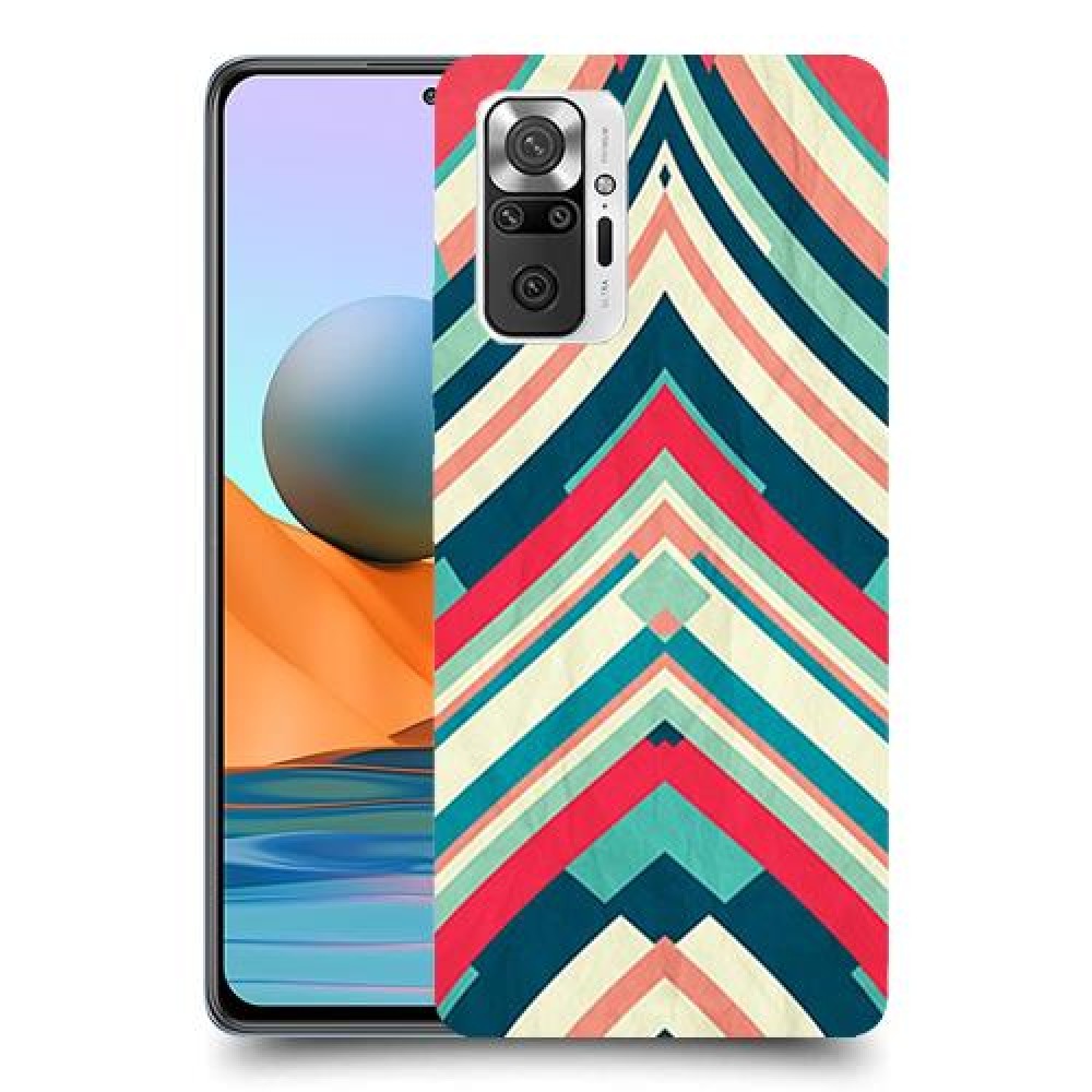 פסים בצבע כיסוי מגן קשיח מעוצב ל Xiaomi Redmi Note 10 Pro יחידה אחת סקרין מובייל