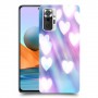 לבבות מעורפלים בכחול כיסוי מגן קשיח מעוצב ל Xiaomi Redmi Note 10 Pro יחידה אחת סקרין מובייל