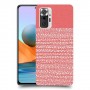 נקודות לבנות בורוד כיסוי מגן קשיח מעוצב ל Xiaomi Redmi Note 10 Pro יחידה אחת סקרין מובייל