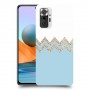 לבן כחול כיסוי מגן קשיח מעוצב ל Xiaomi Redmi Note 10 Pro יחידה אחת סקרין מובייל