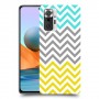 שורות צהובות-ירוקות כיסוי מגן קשיח מעוצב ל Xiaomi Redmi Note 10 Pro יחידה אחת סקרין מובייל