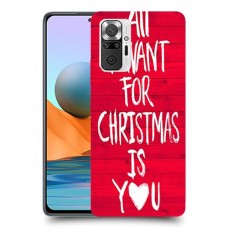 אתה עבור חג המולד כיסוי מגן קשיח מעוצב ל Xiaomi Redmi Note 10 Pro יחידה אחת סקרין מובייל