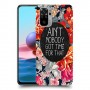 אף אחד לא קיבל זמן כיסוי מגן קשיח מעוצב ל Xiaomi Redmi Note 10 יחידה אחת סקרין מובייל