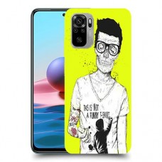 לא חולצת טריקו מצחיקה כיסוי מגן קשיח מעוצב ל Xiaomi Redmi Note 10 יחידה אחת סקרין מובייל