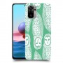 ינשופים על ירוק כיסוי מגן קשיח מעוצב ל Xiaomi Redmi Note 10 יחידה אחת סקרין מובייל