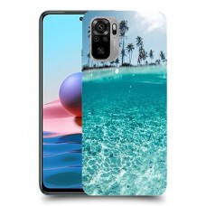 חופשה גן עדן כיסוי מגן קשיח מעוצב ל Xiaomi Redmi Note 10 יחידה אחת סקרין מובייל