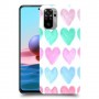 לבבות פסטל כיסוי מגן קשיח מעוצב ל Xiaomi Redmi Note 10 יחידה אחת סקרין מובייל