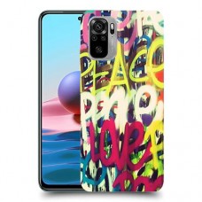 אהבת שלום כיסוי מגן קשיח מעוצב ל Xiaomi Redmi Note 10 יחידה אחת סקרין מובייל