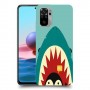 פינגווין בכריש כיסוי מגן קשיח מעוצב ל Xiaomi Redmi Note 10 יחידה אחת סקרין מובייל