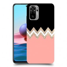 ורוד-לבן-לבן כיסוי מגן קשיח מעוצב ל Xiaomi Redmi Note 10 יחידה אחת סקרין מובייל