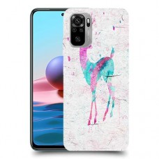 ורוד אייל כיסוי מגן קשיח מעוצב ל Xiaomi Redmi Note 10 יחידה אחת סקרין מובייל