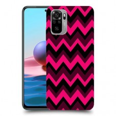 קווי סגול כיסוי מגן קשיח מעוצב ל Xiaomi Redmi Note 10 יחידה אחת סקרין מובייל