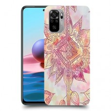חמניות מוזרה סגולה כיסוי מגן קשיח מעוצב ל Xiaomi Redmi Note 10 יחידה אחת סקרין מובייל