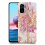 חמניות מוזרה סגולה כיסוי מגן קשיח מעוצב ל Xiaomi Redmi Note 10 יחידה אחת סקרין מובייל