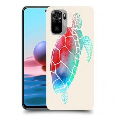 צב קשת כיסוי מגן קשיח מעוצב ל Xiaomi Redmi Note 10 יחידה אחת סקרין מובייל